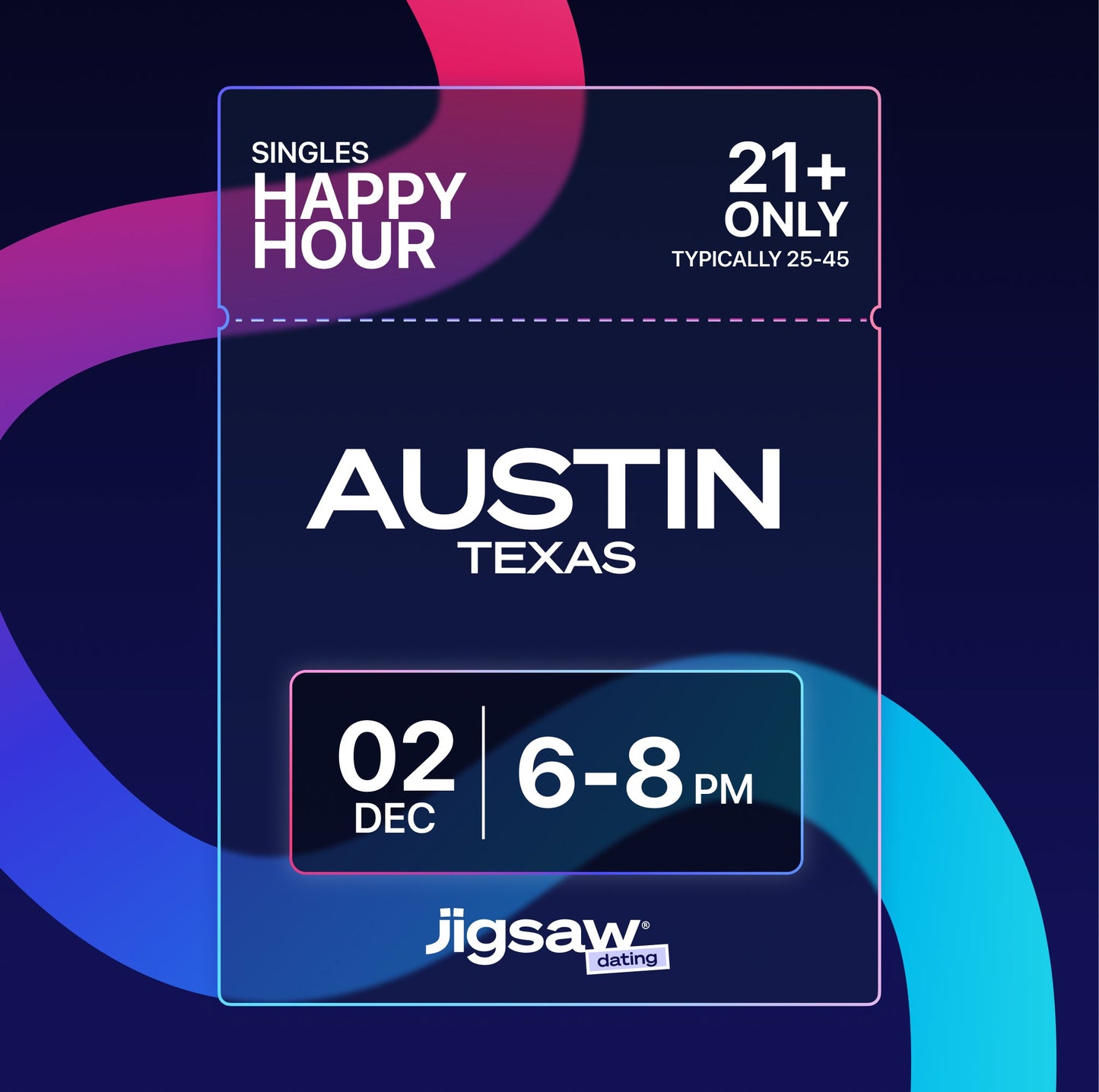 AUSTIN: Singles Happy Hour