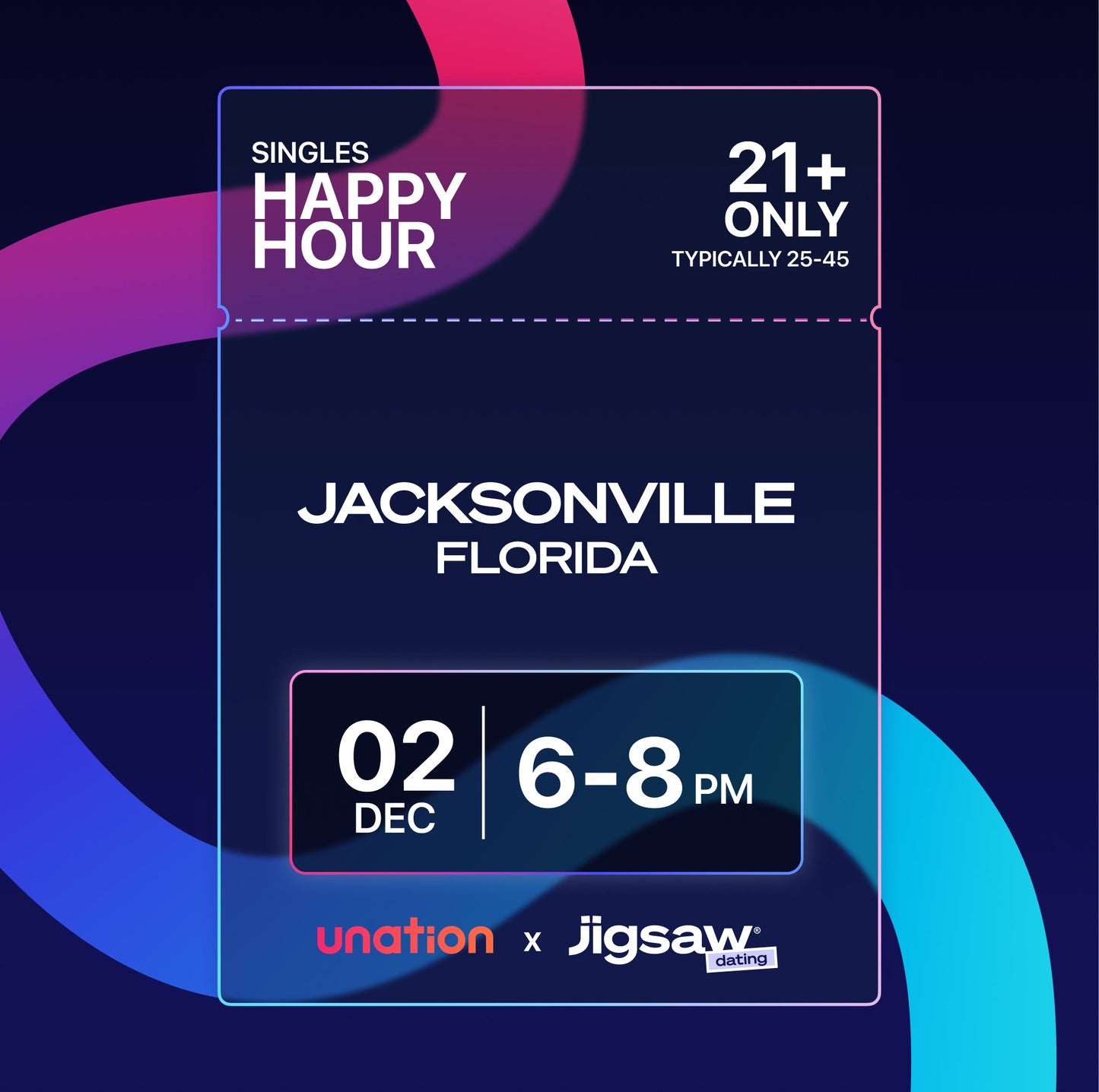 JACKSONVILLE: Singles Happy Hour