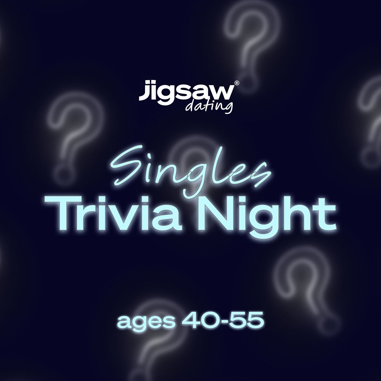 Singles Trivia Night 40-55, April 9th - Orlando