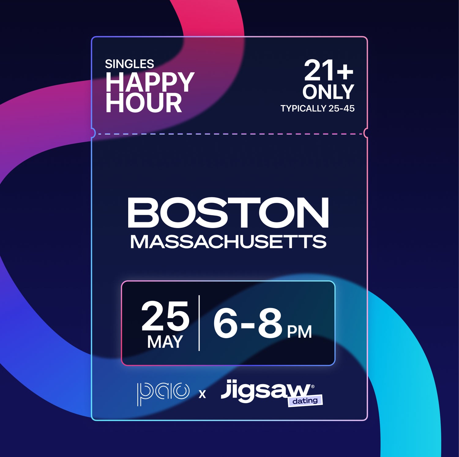 BOSTON : May Singles Happy Hour