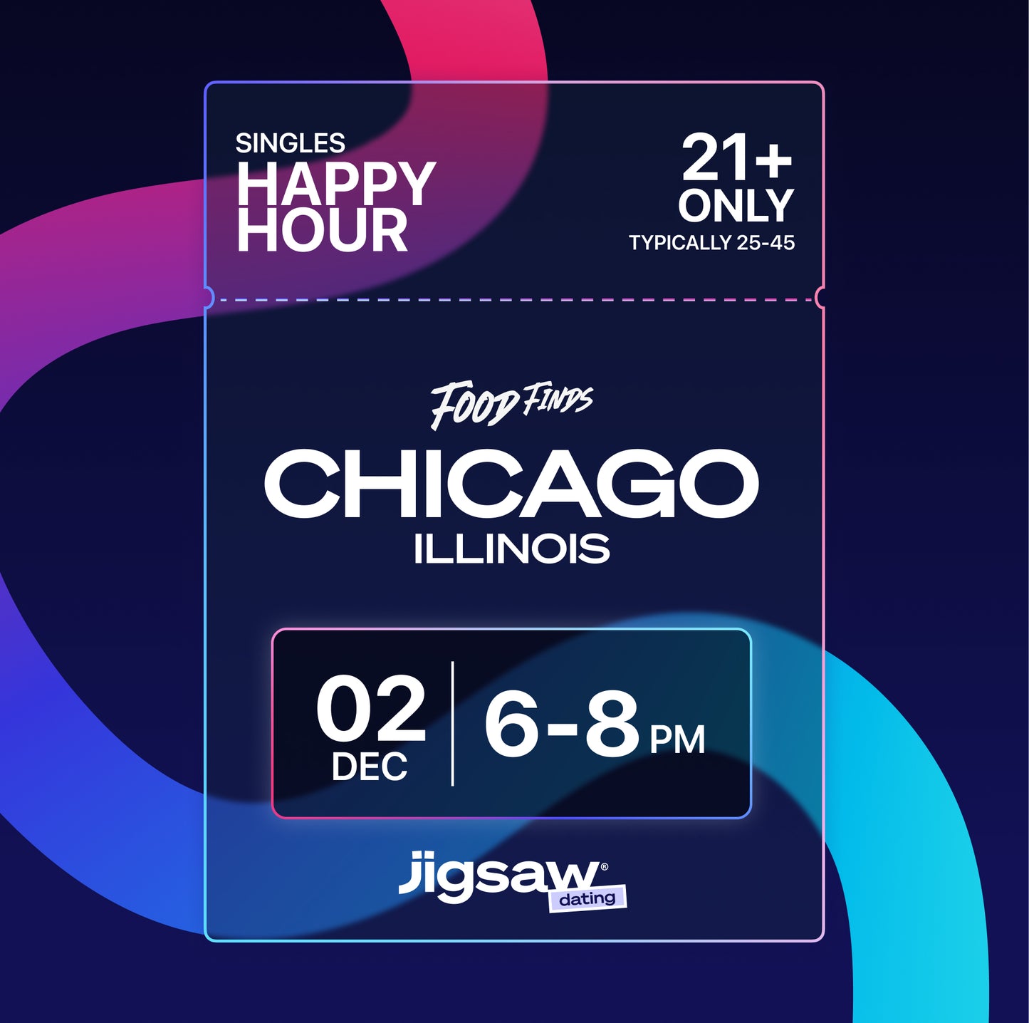 CHICAGO: Singles Happy Hour