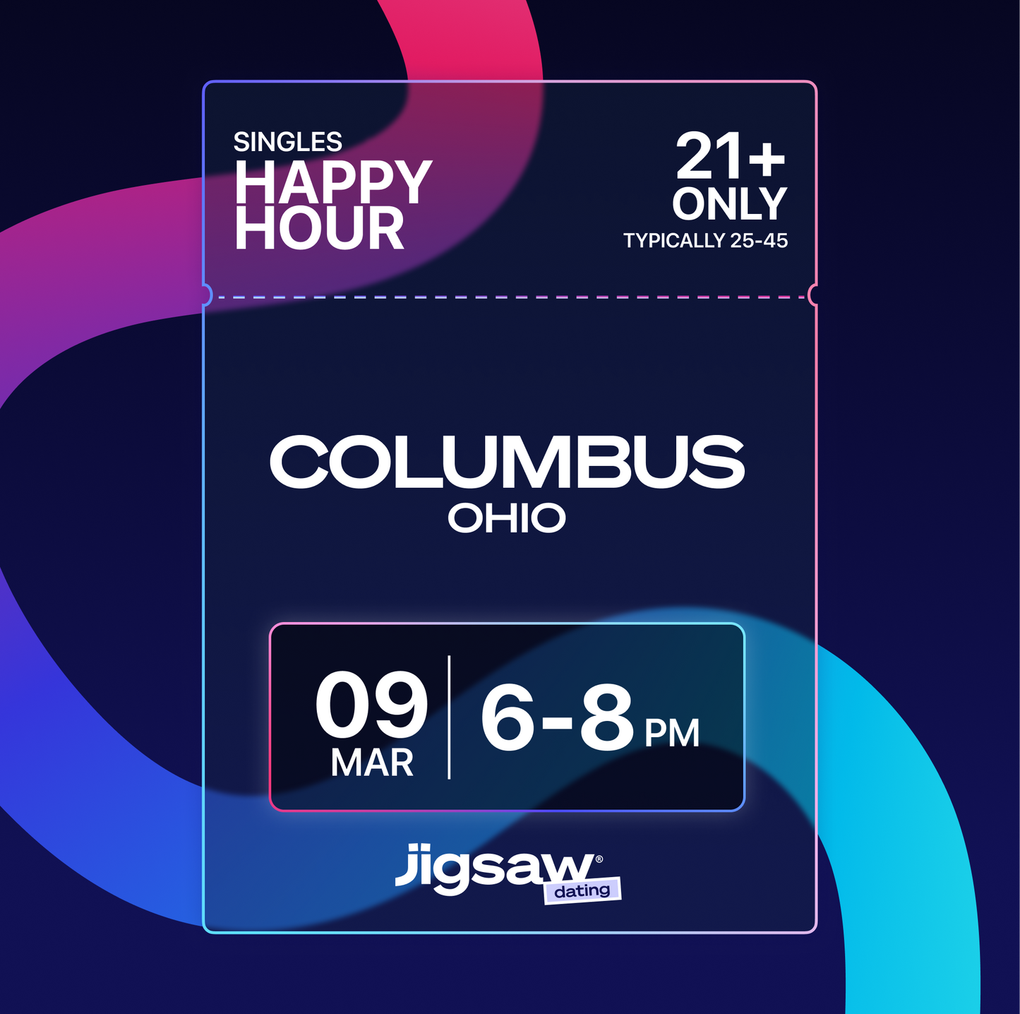 COLUMBUS: March Singles Happy Hour