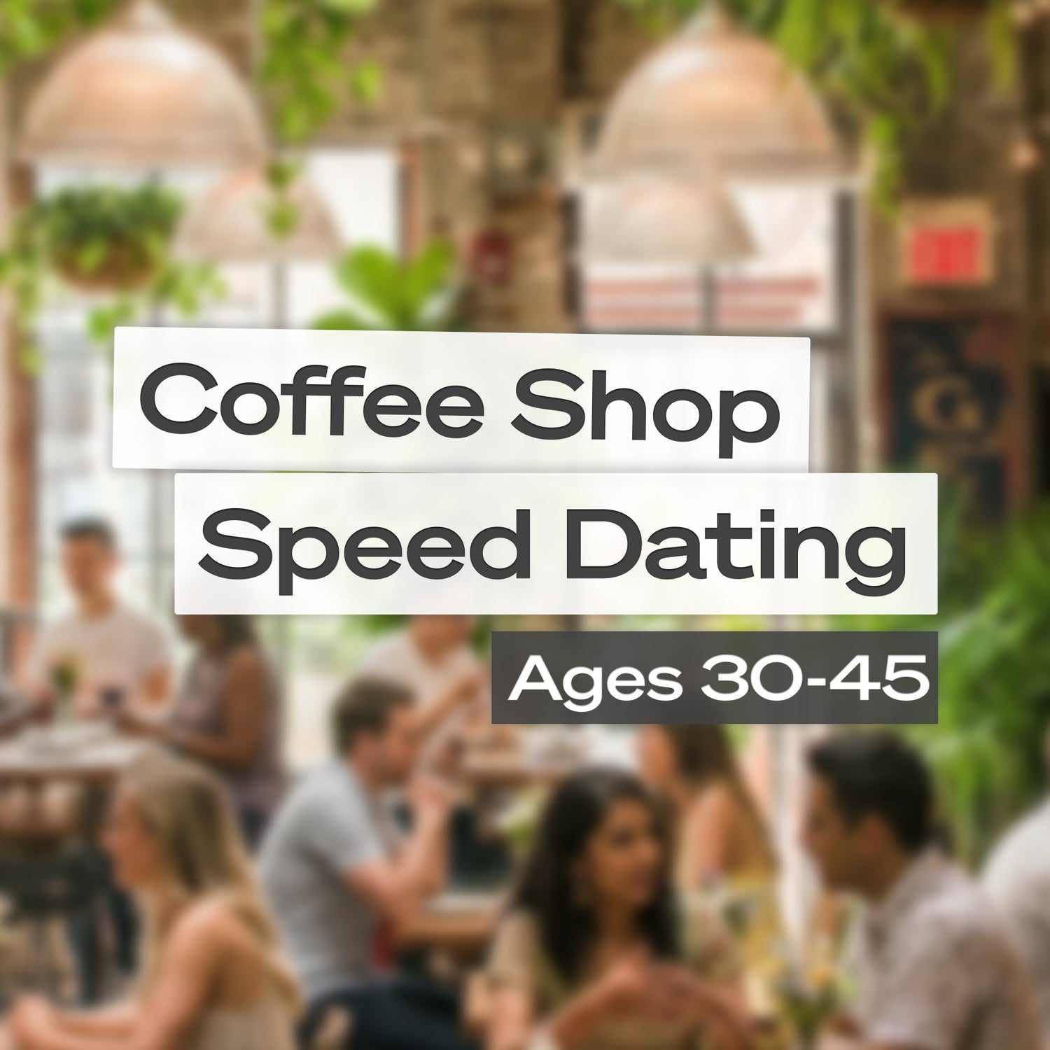 Coffee Shop Speed Dating 30-45, August 29th - Minneapolis