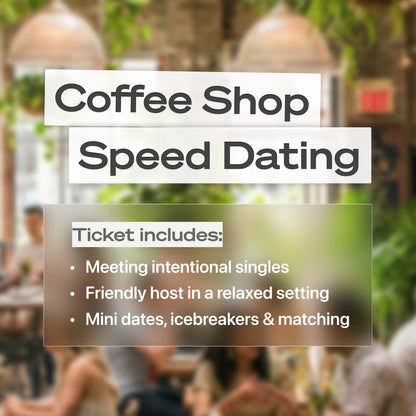 Coffee Shop Speed Dating 30-45, August 29th - Orlando