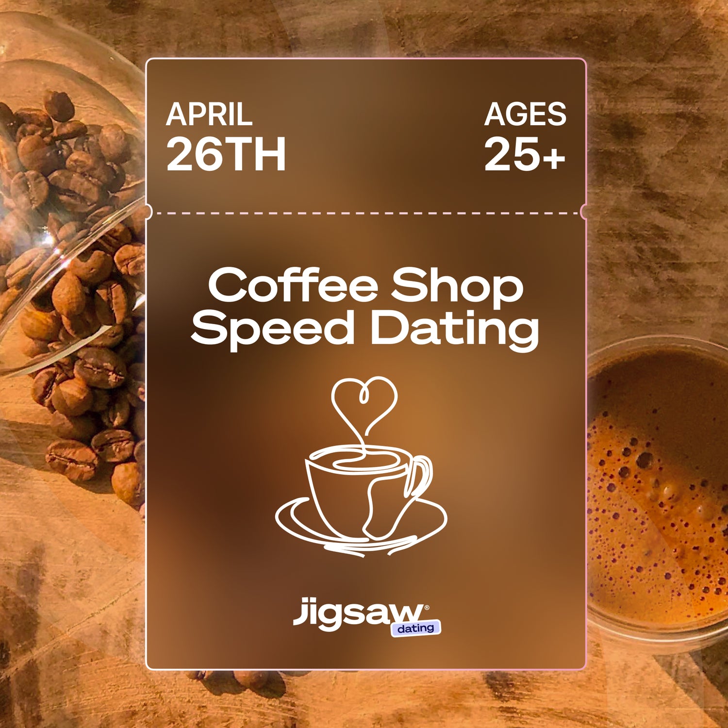 CHARLOTTE: April Coffee Shop Speed Dating