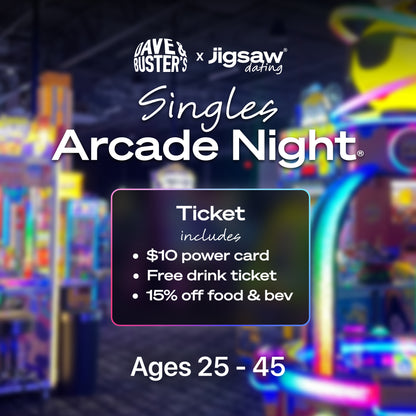 Singles Arcade Night, June 18th - Fort Worth