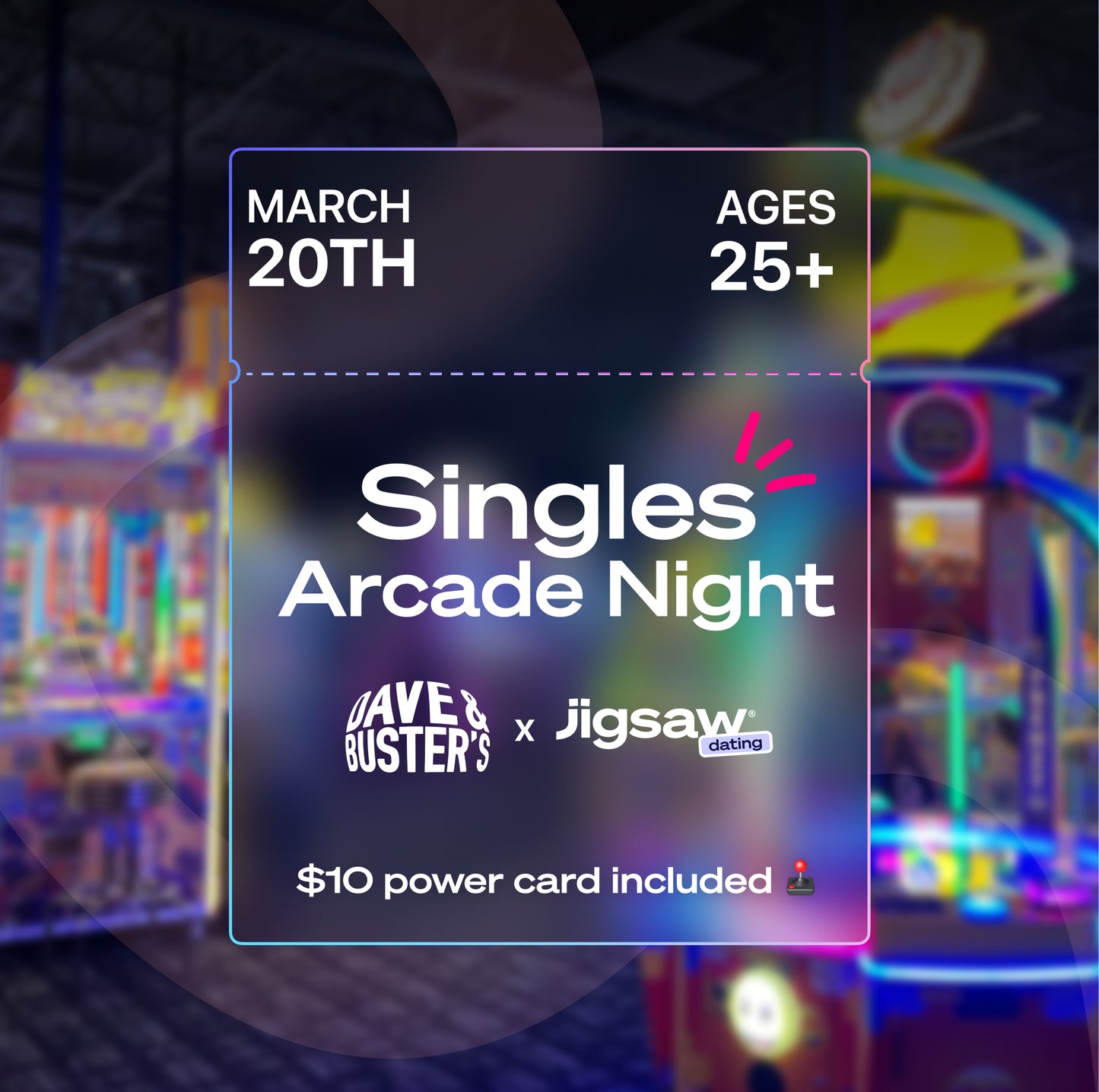 ATLANTA: March Singles Arcade Night