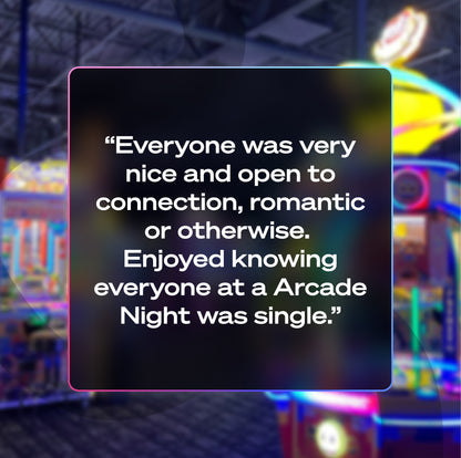 Singles Arcade Night, June 19th - Virginia Beach