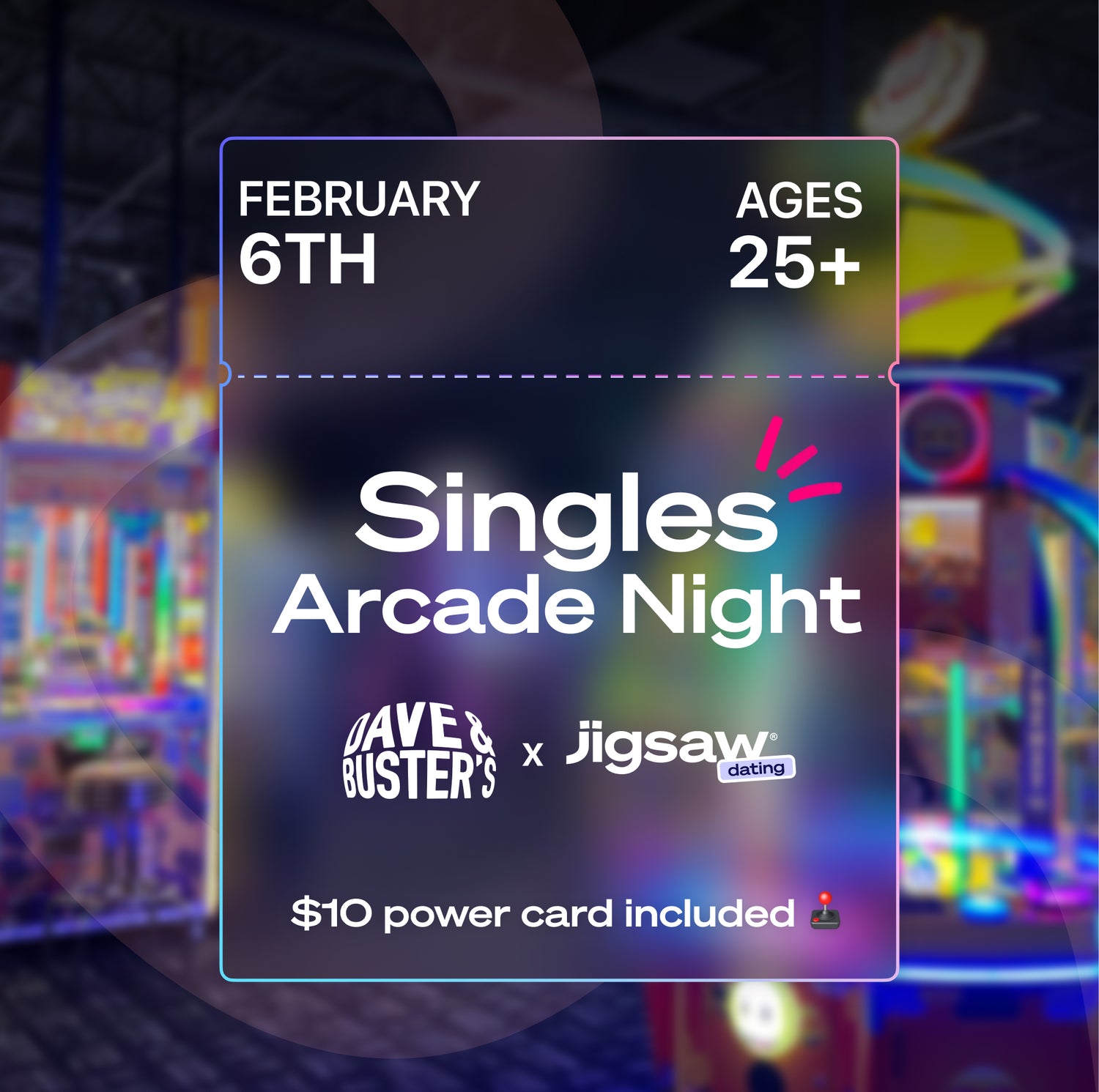 AUSTIN: February Singles Arcade Night