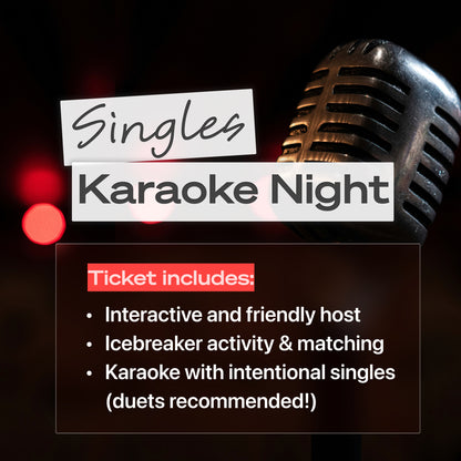 Singles Karaoke 30-45, August 29th - Phoenix