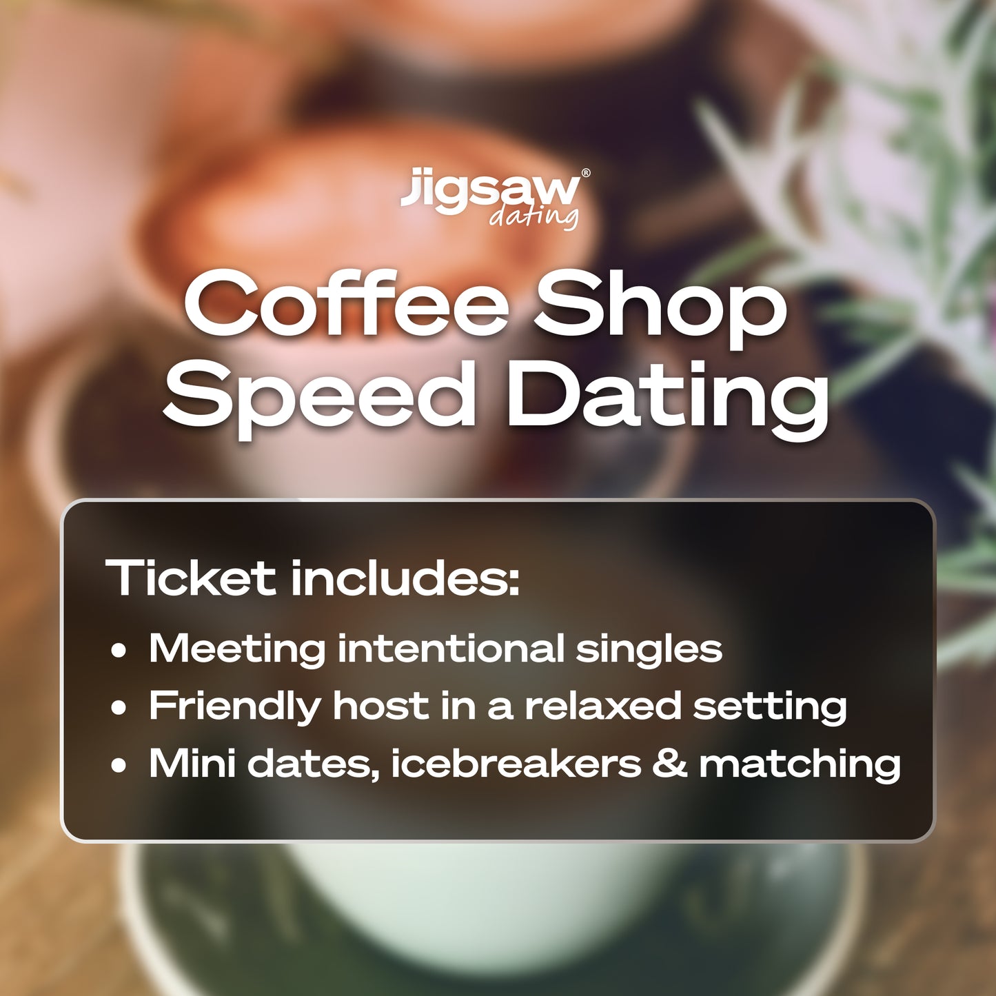 Coffee Shop Speed Dating 40-55, August 15th- St Louis