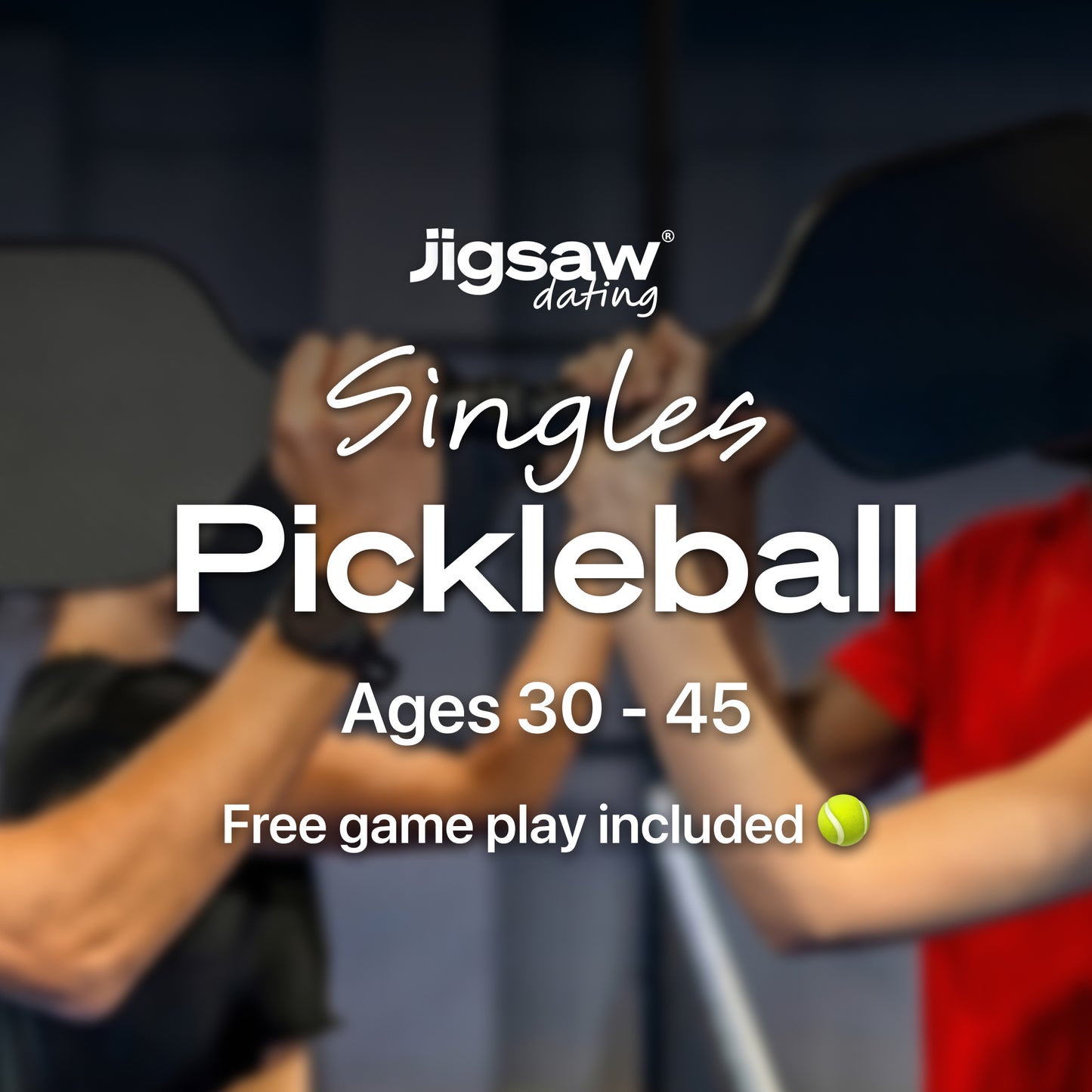 Singles Pickleball Night 30-45, September 11th -Boston