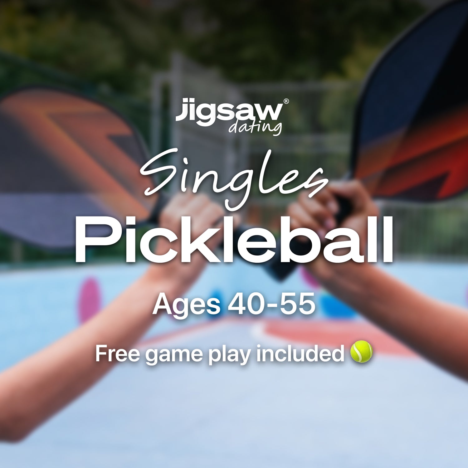 Singles Pickleball 40-55, May 8th - Minneapolis