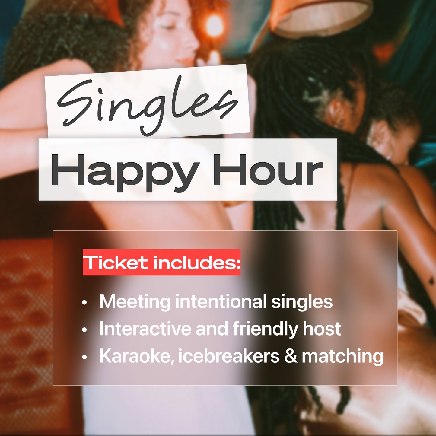 Singles Happy Hour with Karaoke 30-45, August 29th - Dallas