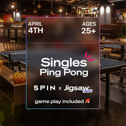 WASHINGTON, DC: Singles Ping Pong - April