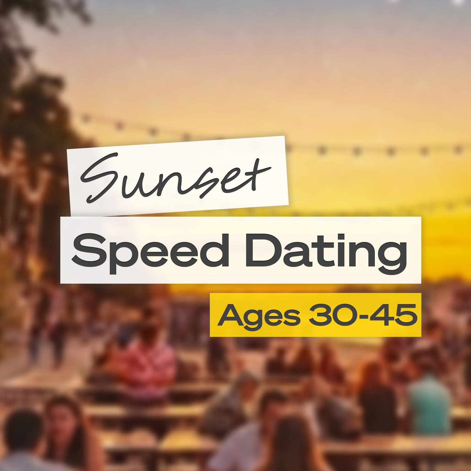 Sunset Speed Dating 30-45, August 22nd - St Louis