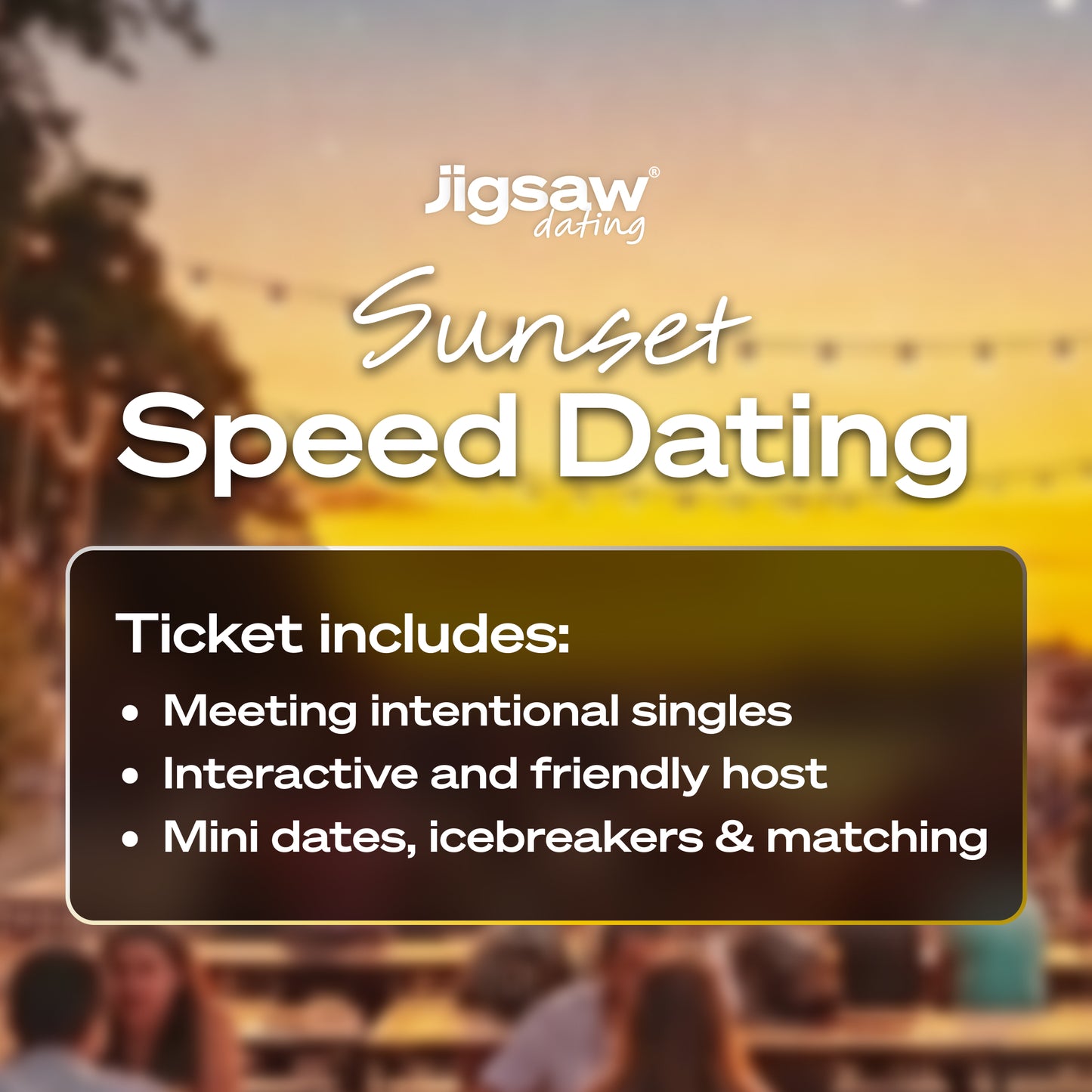 Sunset Speed Dating 25-40, June 20th - Tampa