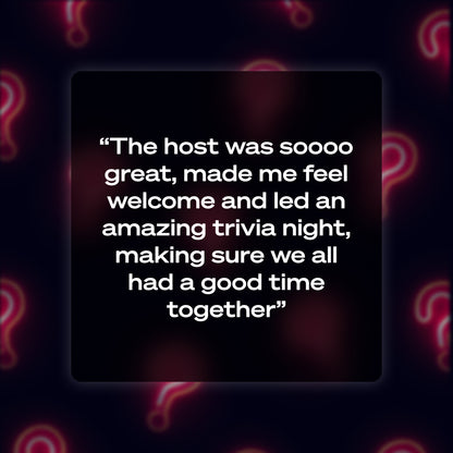 Singles Trivia Night, November 8th - Washington DC