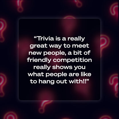 Singles Trivia Night, November 8th - Hoboken