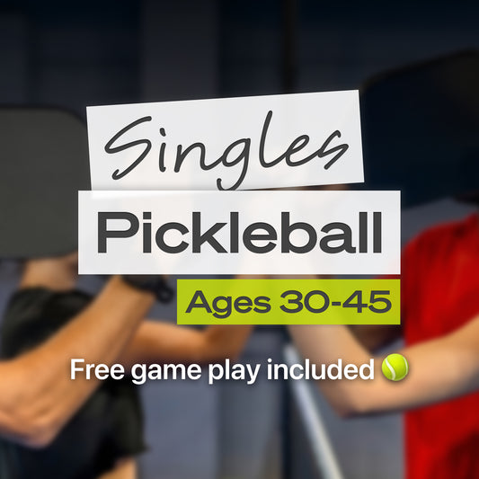 Singles Pickleball Night 30-45, October 9th - Philadelphia