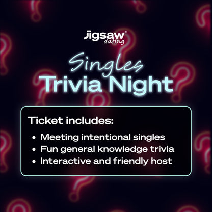 Singles Trivia Night 30-45, September 12th - Boston