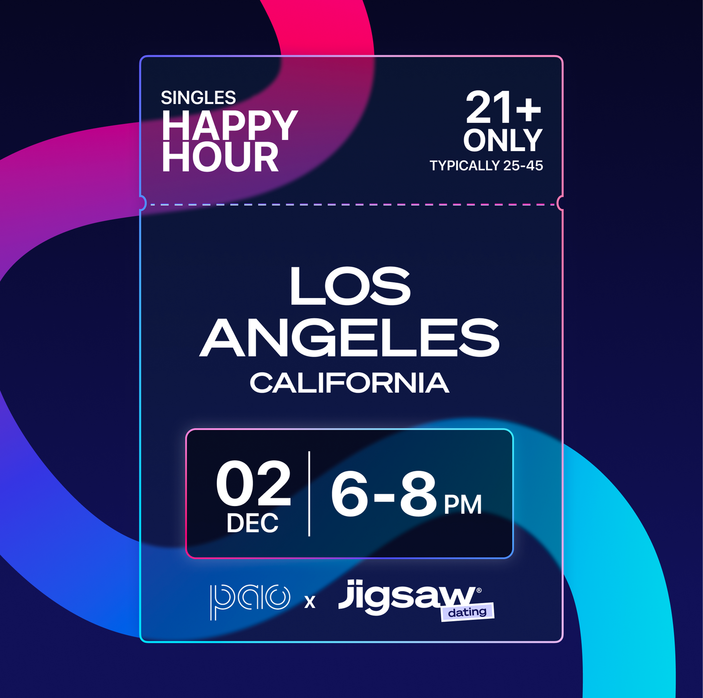 LOS ANGELES: Singles Happy Hour