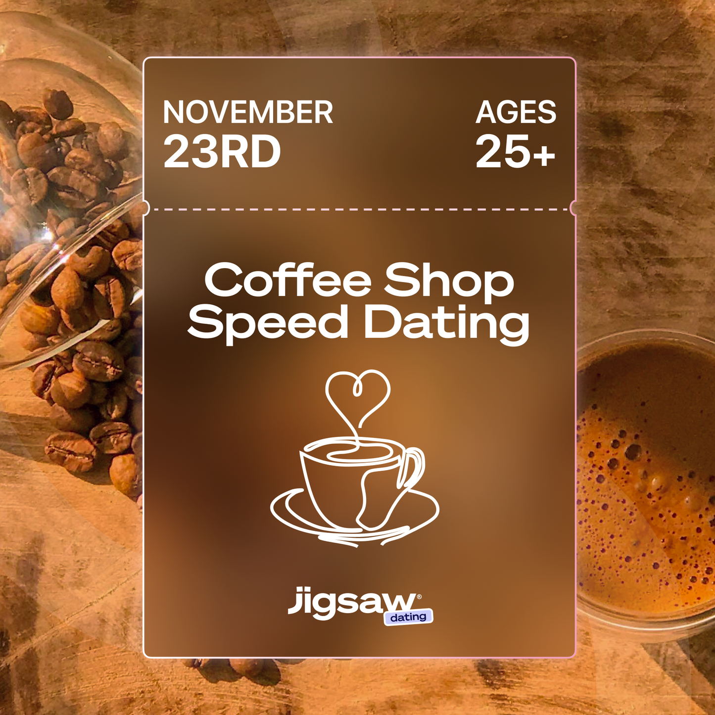 MINNEAPOLIS: November Coffee Shop Speed Dating